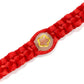 Detský pletený náramok svietiaci v tme rôzne vzory červená-Bracelets-DIARAfashion-Srdce-0-12 mesiacov-DIARA.sk