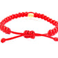 Detský pletený náramok svietiaci v tme rôzne vzory červená-Bracelets-DIARAfashion-Srdce-0-12 mesiacov-DIARA.sk