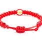 Detský pletený náramok svietiaci v tme rôzne vzory červená-Bracelets-DIARAfashion-Srdce-0-12 mesiacov-DIARA.sk