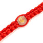 Detský pletený náramok svietiaci v tme rôzne vzory červená-Bracelets-DIARAfashion-Srdce-0-12 mesiacov-DIARA.sk