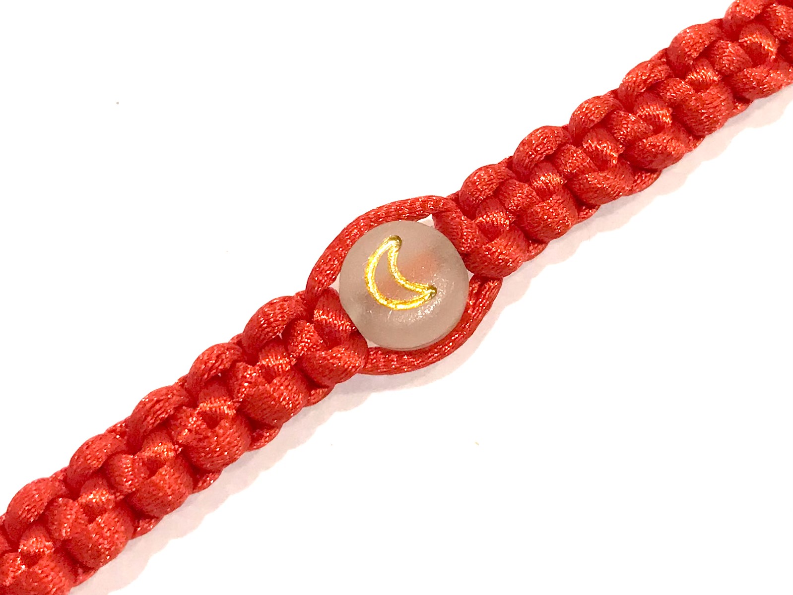 Detský pletený náramok svietiaci v tme rôzne vzory červená-Bracelets-DIARAfashion-Srdce-0-12 mesiacov-DIARA.sk