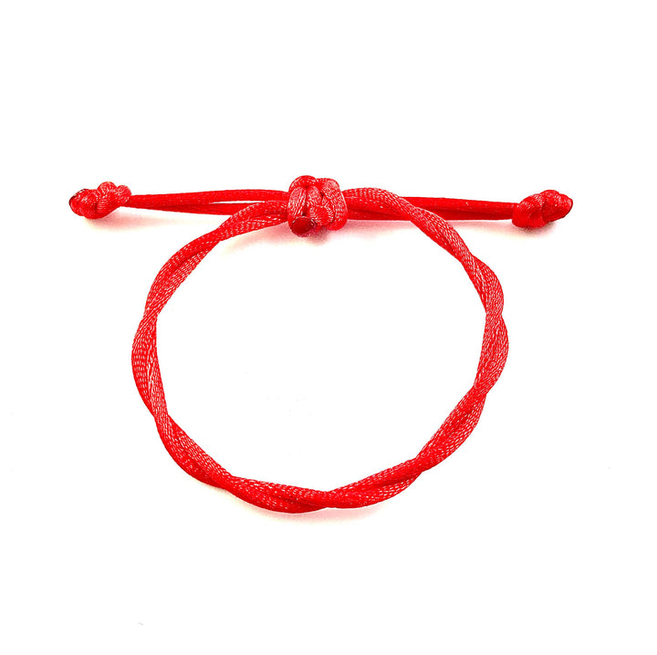 Detský šnúrkový náramok pre bábätká červený
