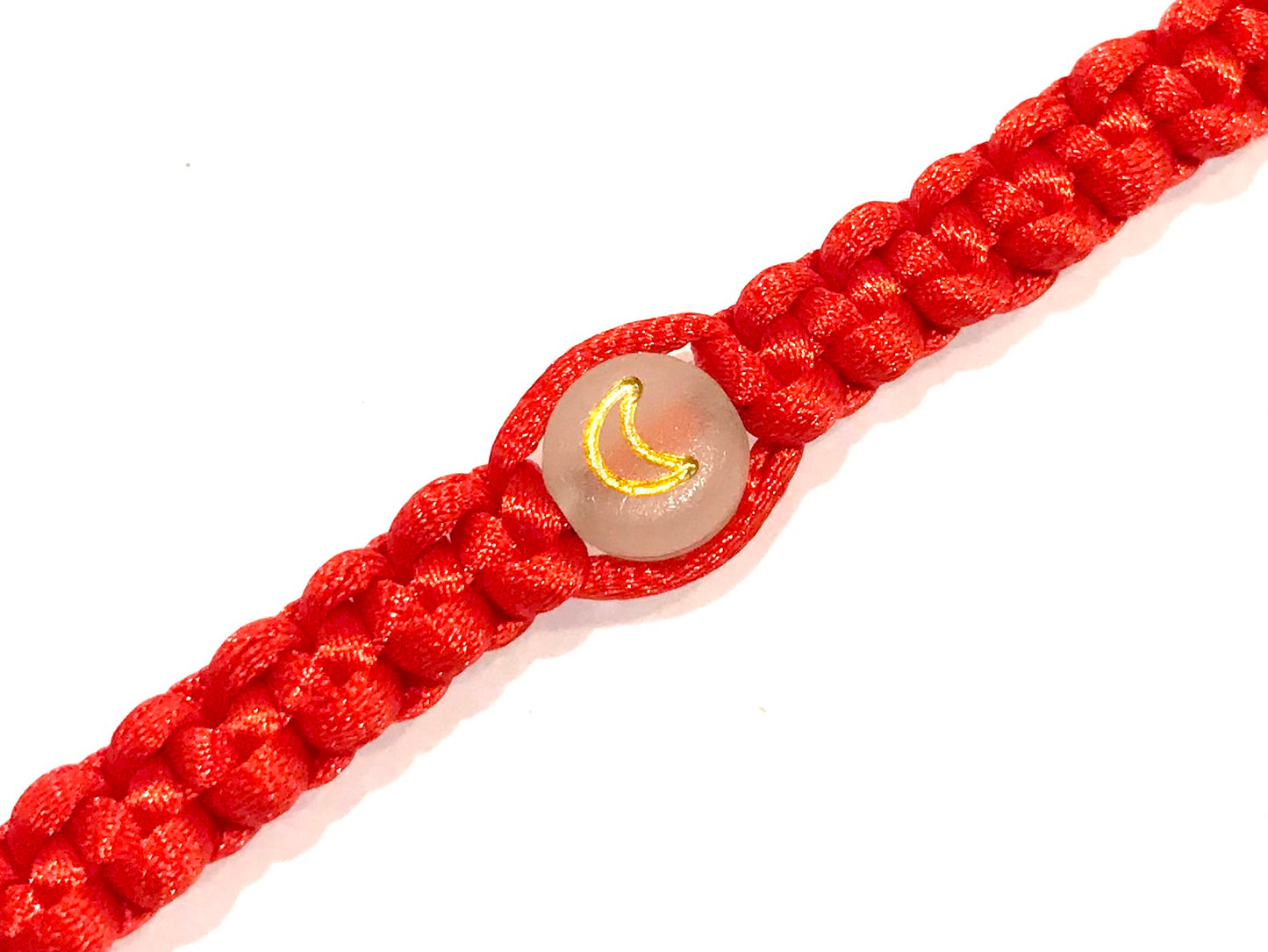 Detský pletený náramok svietiaci v tme rôzne vzory červená