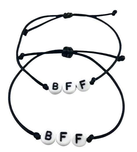 Náramky BEST FRIENDS FOREVER BFF - čierne-Bracelets-DIARAfashion-DIARA.sk