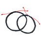 Náramky pre páry pletené šnúrkové čierne-Bracelets-DIARAfashion-DIARA.sk