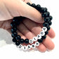 Náramky pre páry s menom čierne 2 ks-Bracelets-DIARAfashion-DIARA.sk