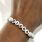 Náramok s menom z bielych korálok-Bracelets-DIARAfashion-Dámsky-DIARA.sk