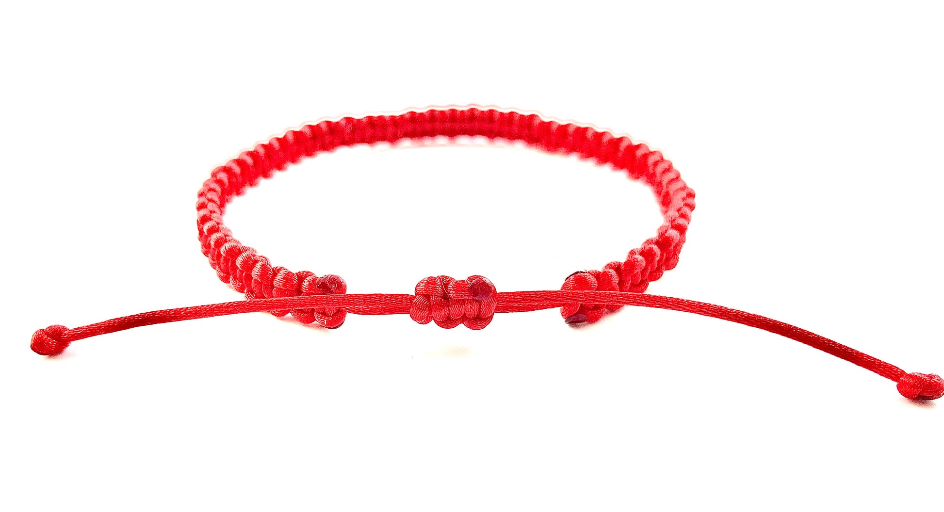 Pánsky šnúrkový pletený ochranný náramok červený-Bracelets-DIARAfashion-DIARA.sk